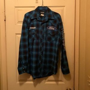 Wrangler Ford western shirt.. 100% cotton